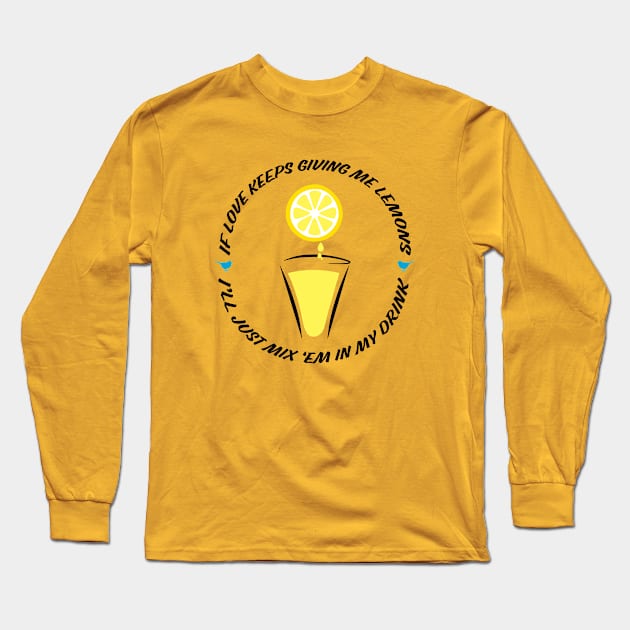 Lemons Long Sleeve T-Shirt by Saltee Nuts Designs